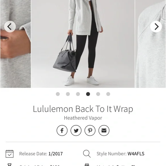 Lululemon Wrap - Picture 5 of 5